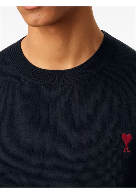 maglione adc uomo navy AMI PARIS | HKS826.001414